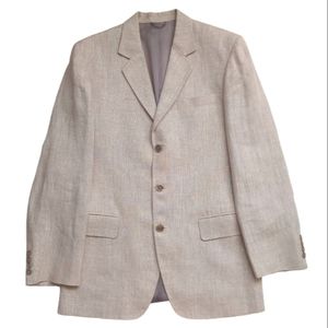 KACHINS Men's Linen Blazer Jacket Custom Made Fully Lined